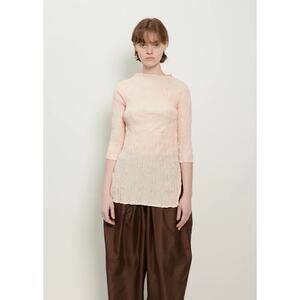 Anaak Palma Silk Habutai Pleated Tunic size 1/S